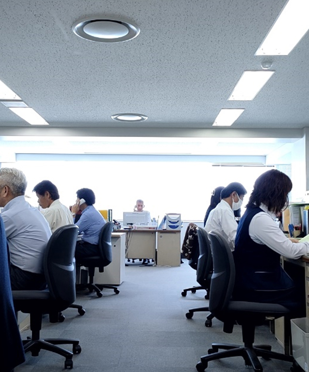 事務社員の一日